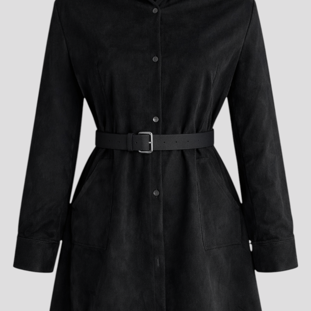 Jéssara – Zeitloses Kleid mit Knopfleiste für einen mühelosen Stil Damen