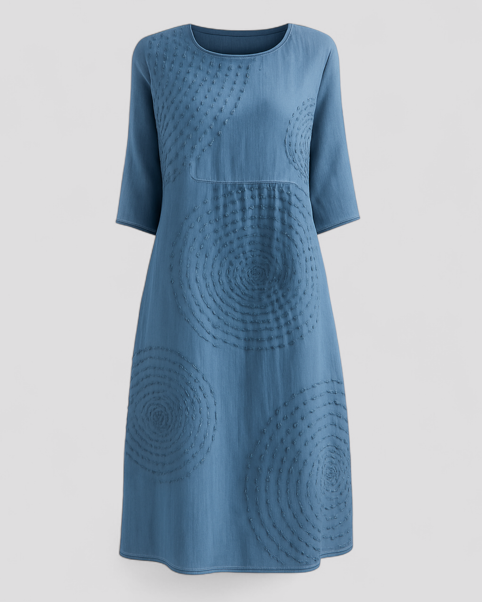 Elegantes Damen-Sommerkleid - Hellblau - Summer Dress - Concept Fashionlab