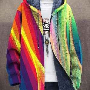 Damen-Cardigan im künstlerischen Stil, bequem