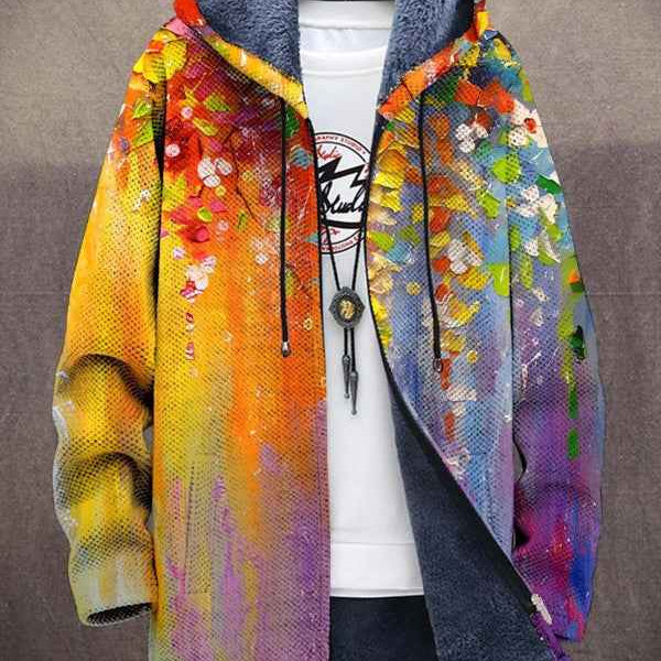 Damen-Cardigan im künstlerischen Stil, bequem