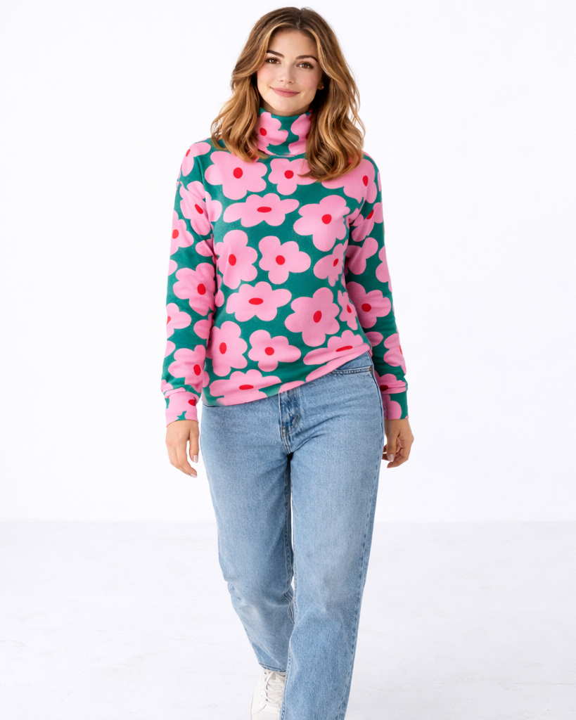 Lotte – Weicher Pullover mit wunderschönem Blumenprint