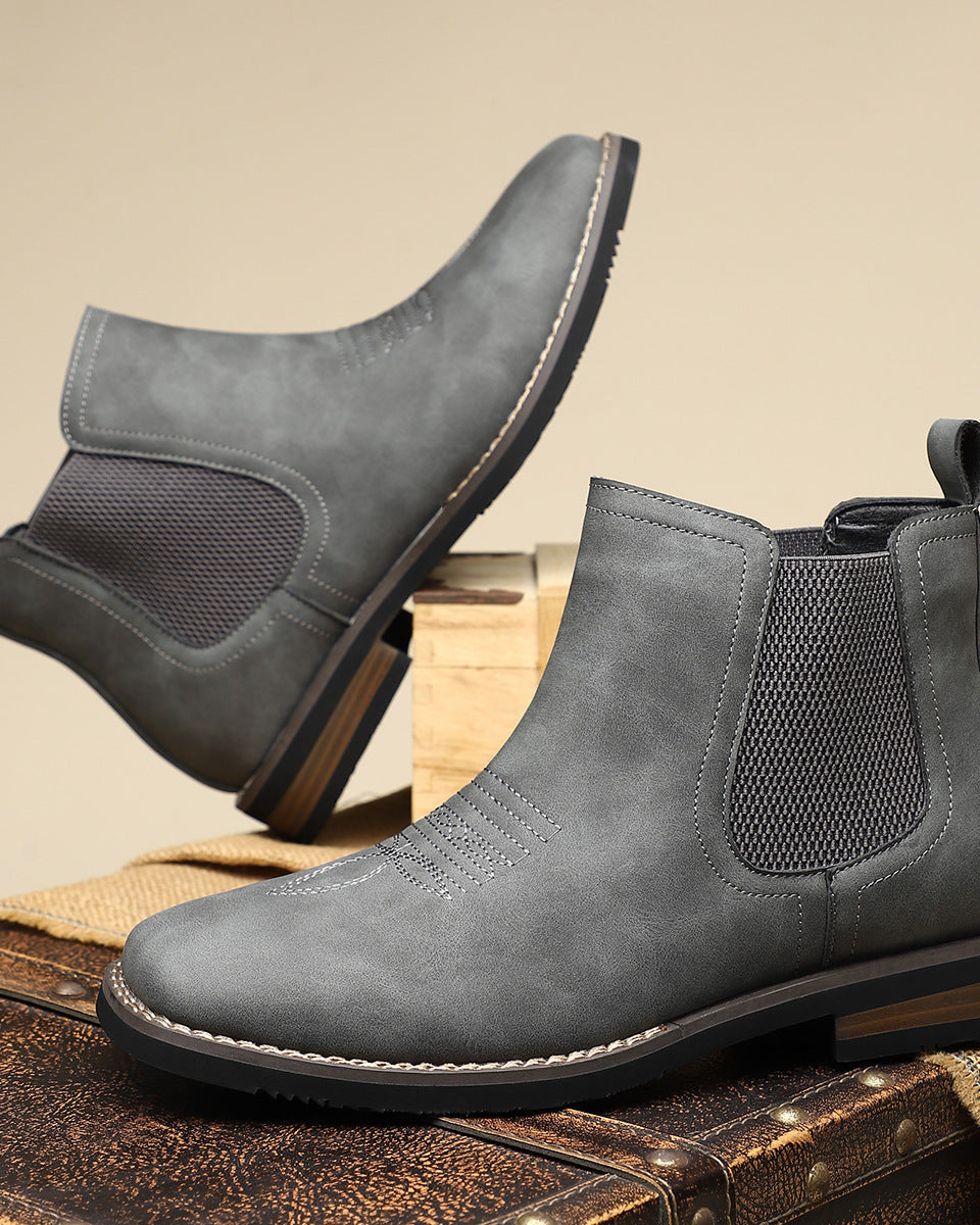 Alltagslederstiefel - - Boots - Concept Fashionlab Boutique