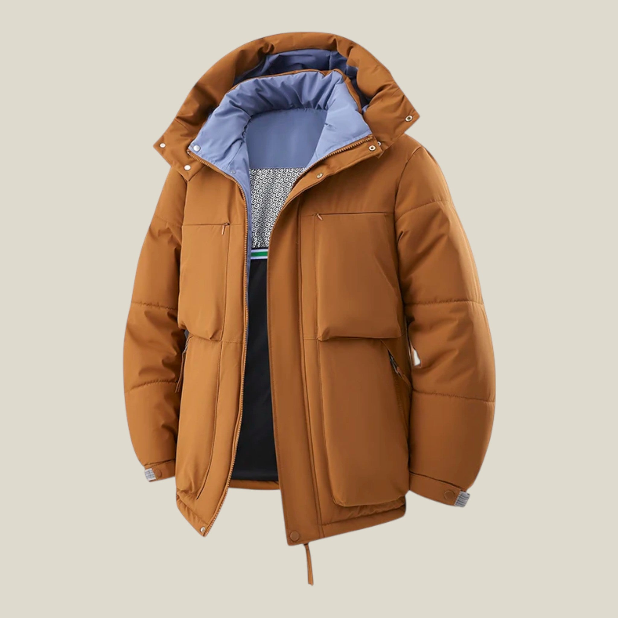 Männer Windjacke mit Abnehmbarer Kapuze-Concept Fashion Lab