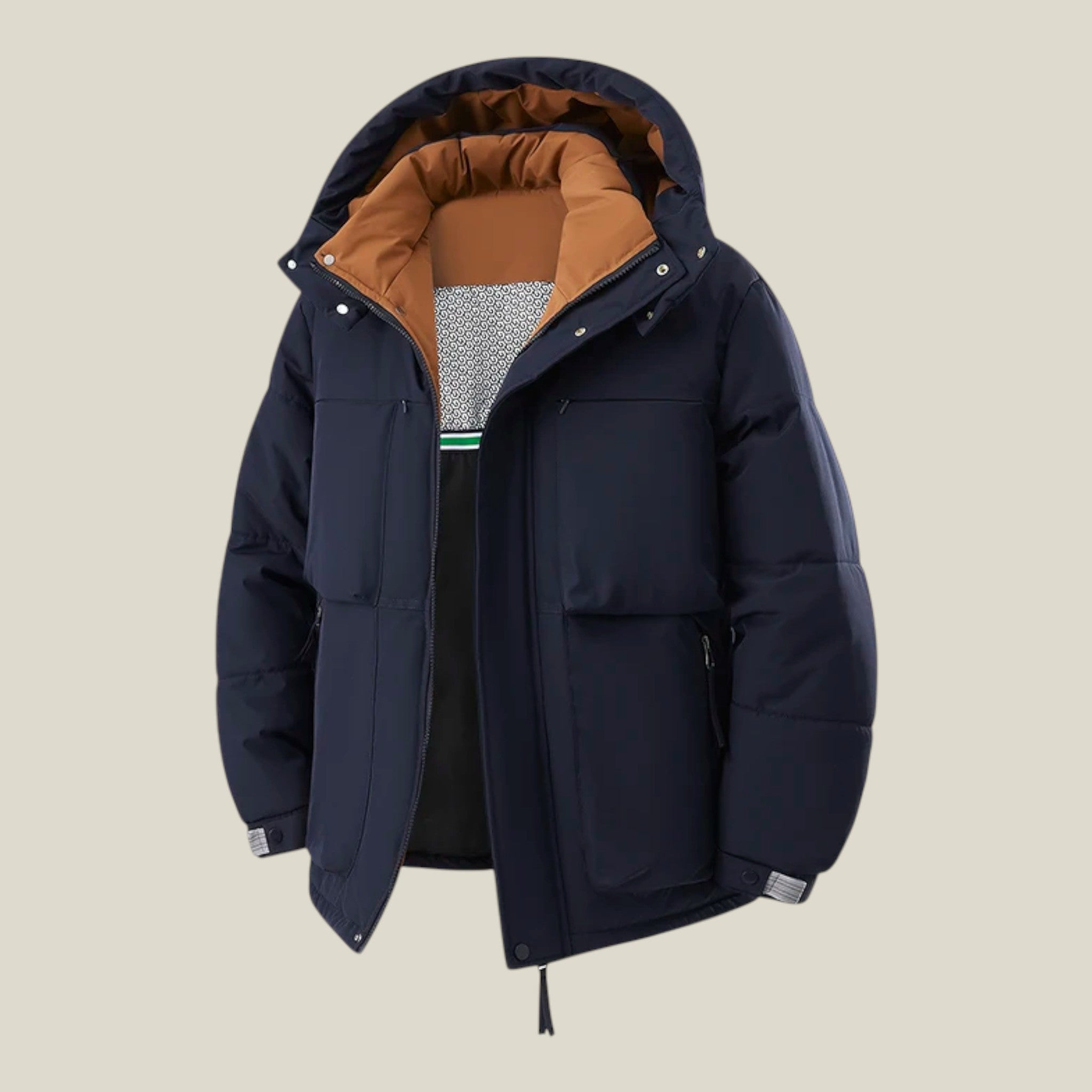 Männer Windjacke mit Abnehmbarer Kapuze-Concept Fashion Lab