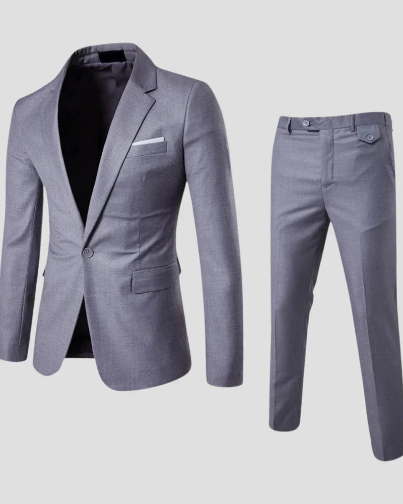 Leichter Herren Slim Fit Anzug Zweiteiler für Hochzeiten und formelle Anlässe - - Men's Suits - Concept Palermo