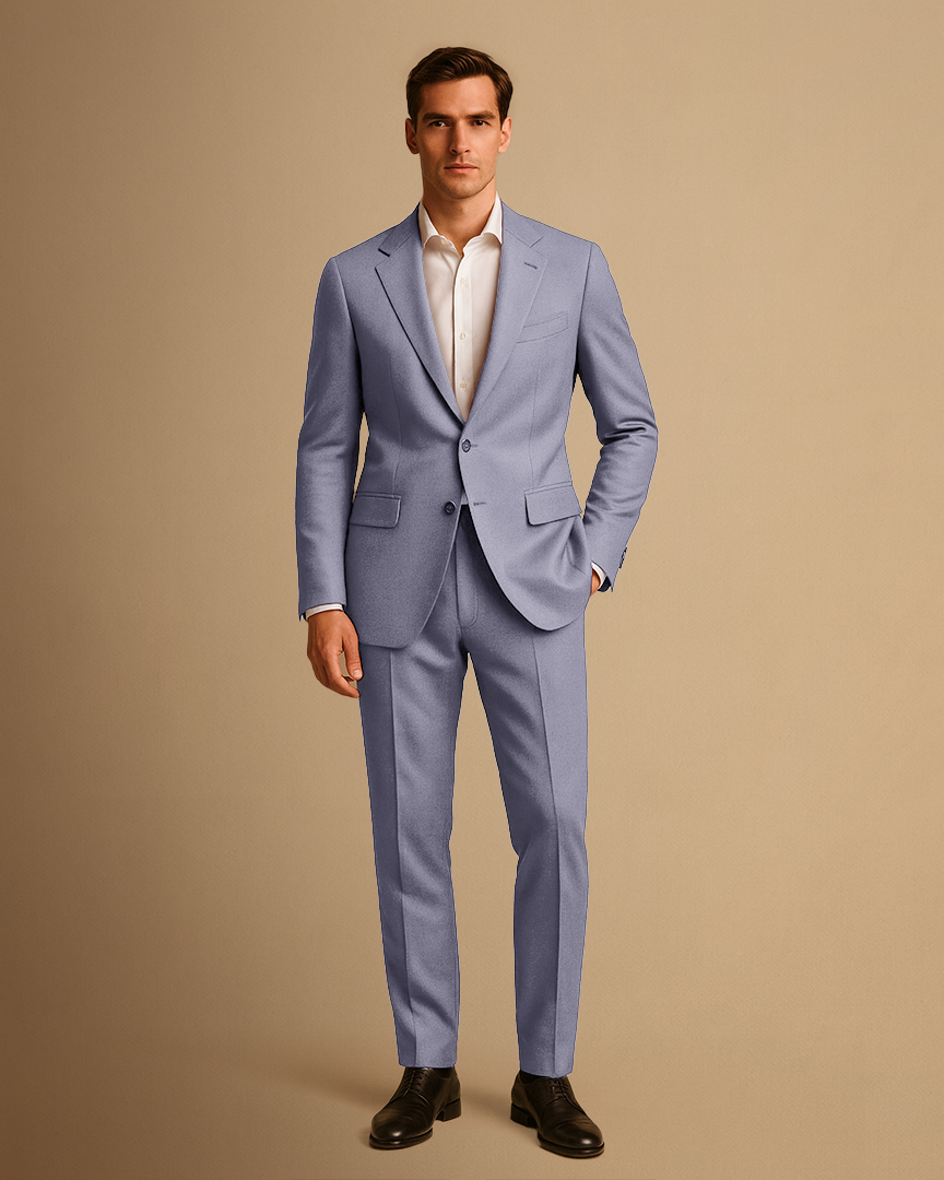 Leichter Herren Slim Fit Anzug Zweiteiler für Hochzeiten und formelle Anlässe - - Men's Suits - Concept Palermo