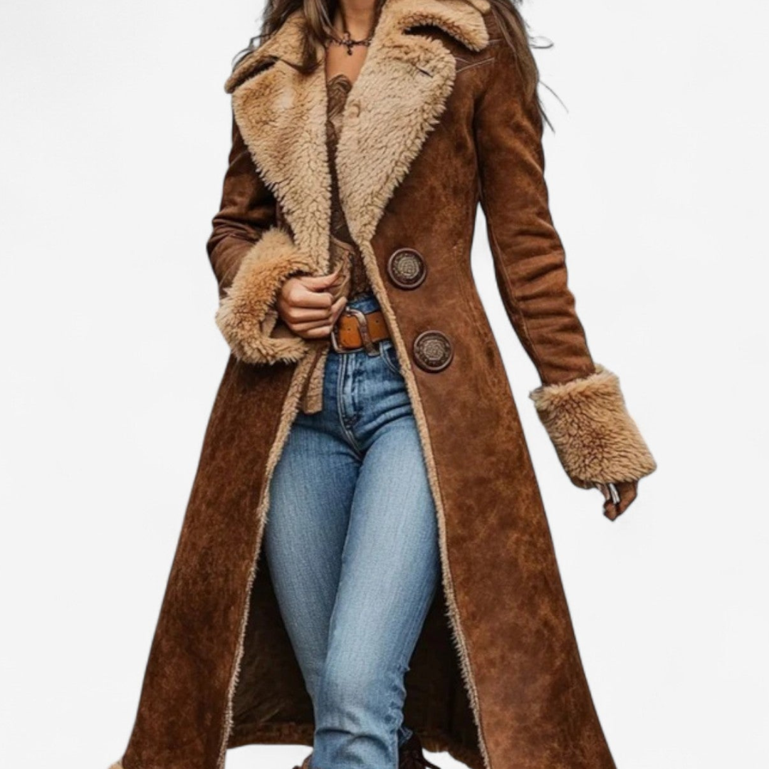 Zeitlos eleganter Mantel Damen - Braun - Damen > Mäntel - Concept Fashionlab