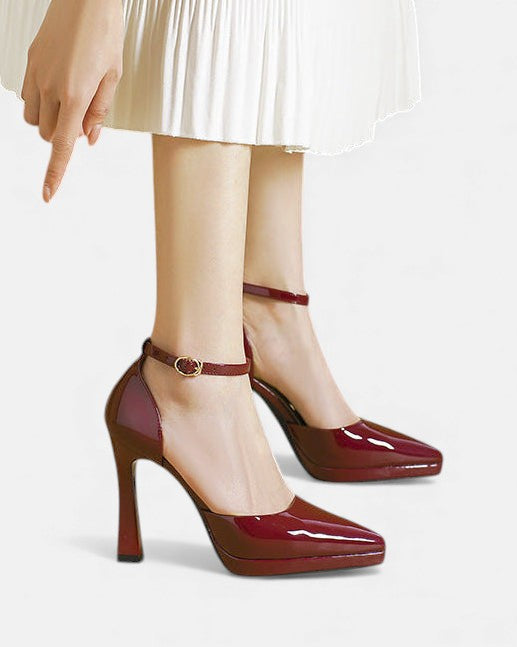 Damen Evette Leder-Pumps - Elegante Pumps aus Leder für den Alltag - - Damen > Sandalen > Absatz - Concept Fashionlab