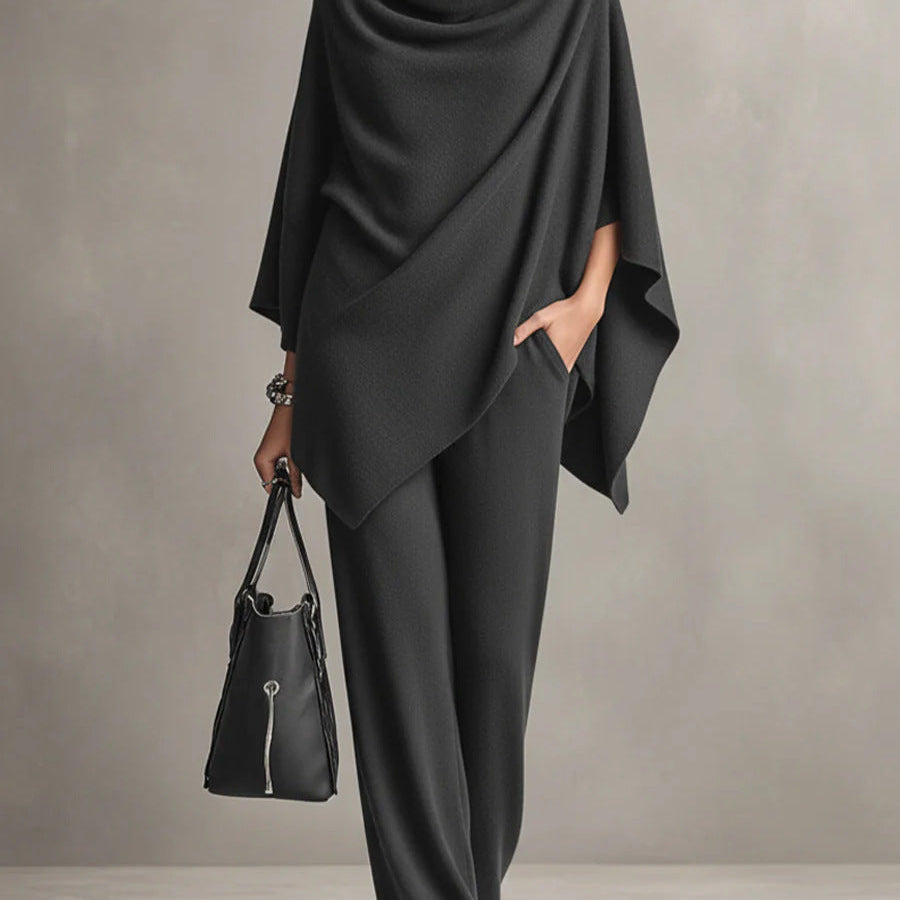 Elegantes drapiertes zweiteiliges Set