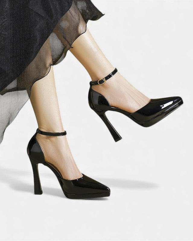 Damen Evette Leder-Pumps - Elegante Pumps aus Leder für den Alltag - - Damen > Sandalen > Absatz - Concept Fashionlab