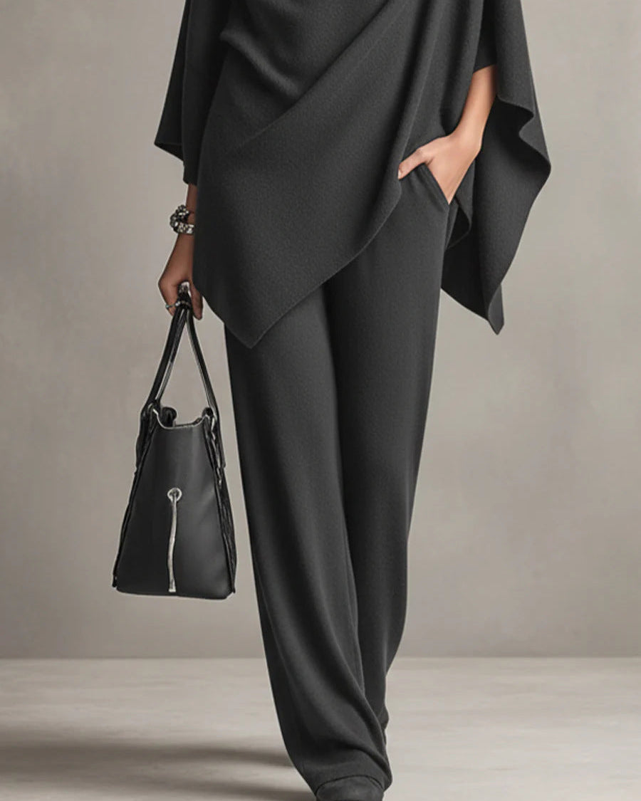 Alyris - Navy - Two-Piece Set - Concept Fashionlab