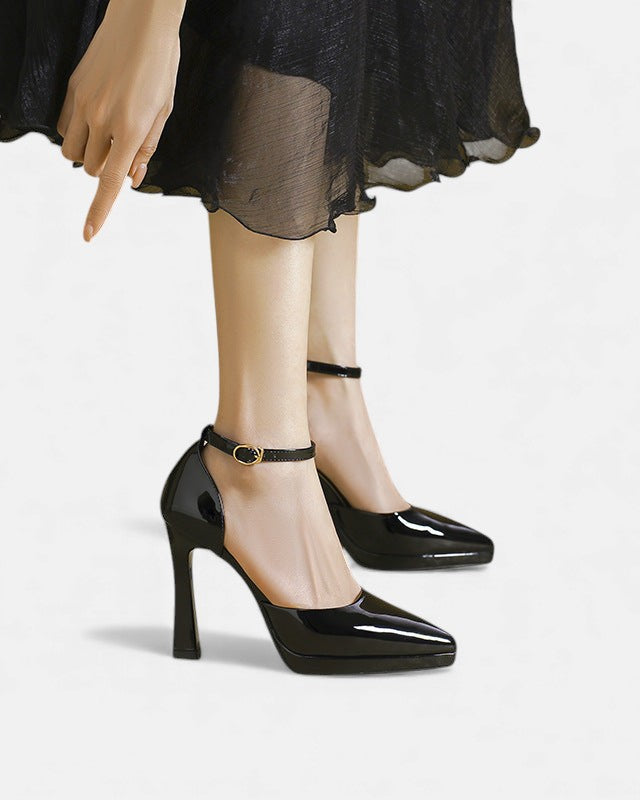 Damen Evette Leder-Pumps - Elegante Pumps aus Leder für den Alltag - - Damen > Sandalen > Absatz - Concept Fashionlab