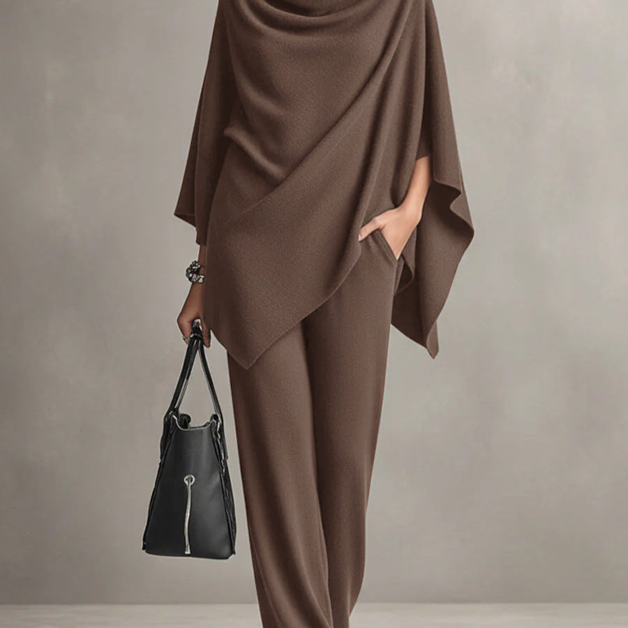 Elegantes drapiertes zweiteiliges Set