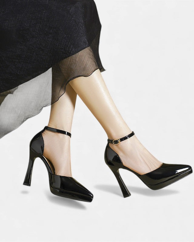 Damen Evette Leder-Pumps - Elegante Pumps aus Leder für den Alltag - - Damen > Sandalen > Absatz - Concept Fashionlab