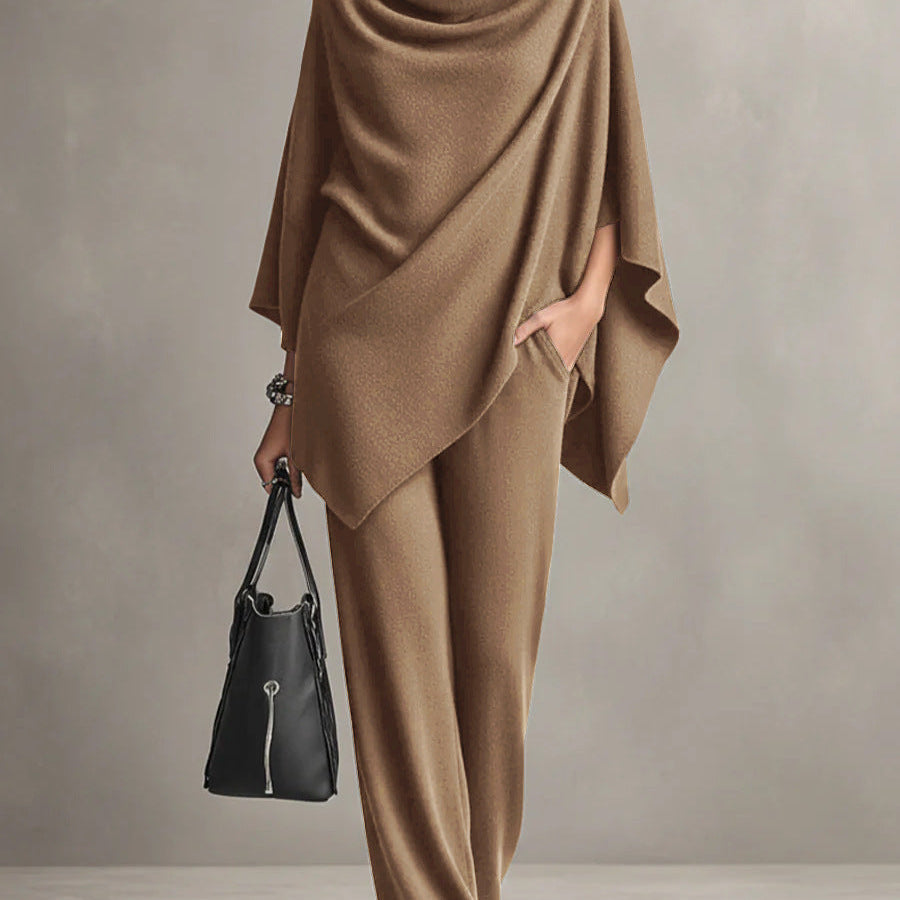 Elegantes drapiertes zweiteiliges Set