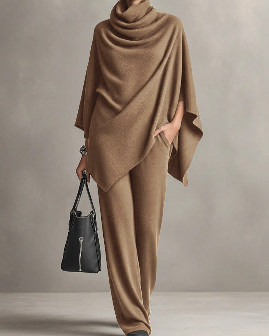 Alyris - Khaki - Two-Piece Set - Concept Fashionlab
