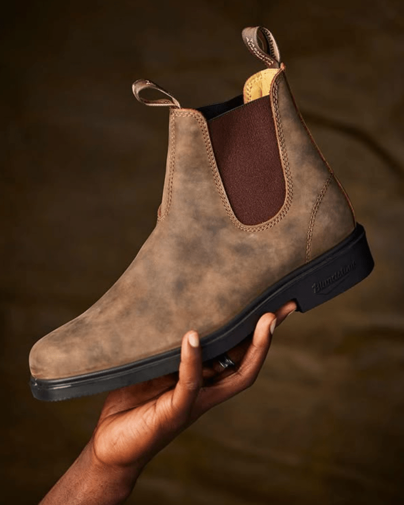 Herren-Leder-Chelsea-Stiefel mit Zuglasche – Schlanker, zeitloser Stil - - Chelsea Boots - Concept Fashionlab Boutique