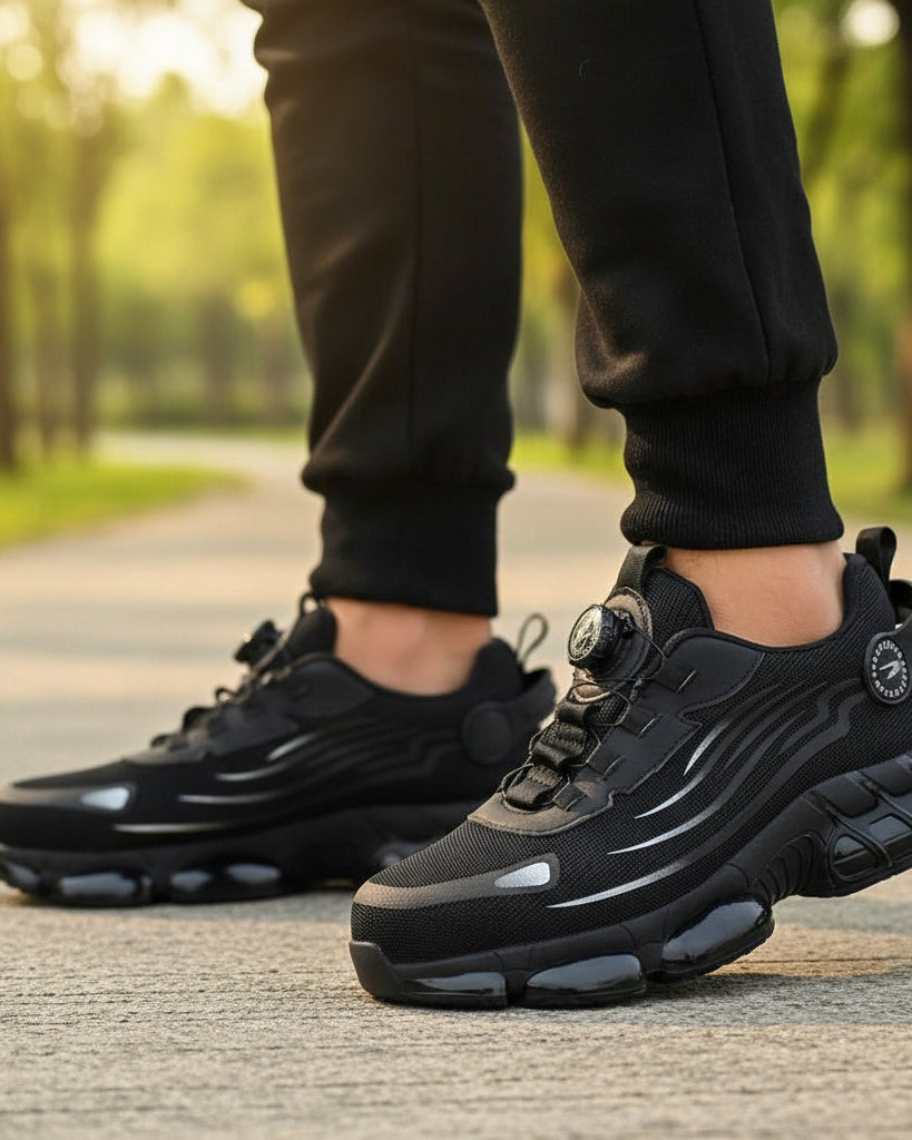 Sicherheitsschuhe mit Memory-Schaum, atmungsaktiv, für lange Tage - Schwarz - Shoes - Cozey Maison