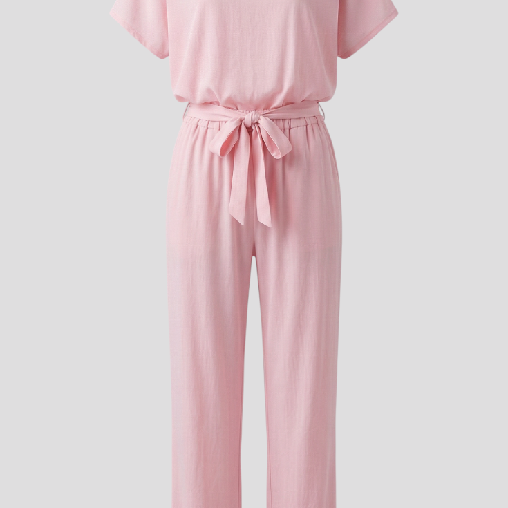 Eleganter Damen-Jumpsuit - Rosa - Jumpsuit - Concept Fashionlab
