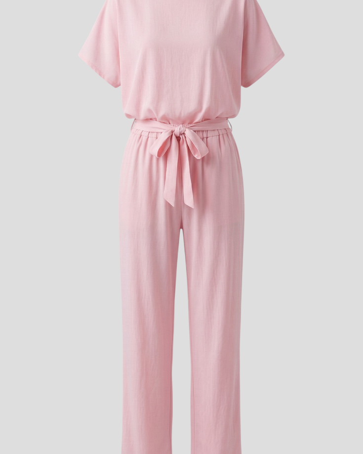 Eleganter Damen-Jumpsuit - Rosa - Jumpsuit - Concept Fashionlab