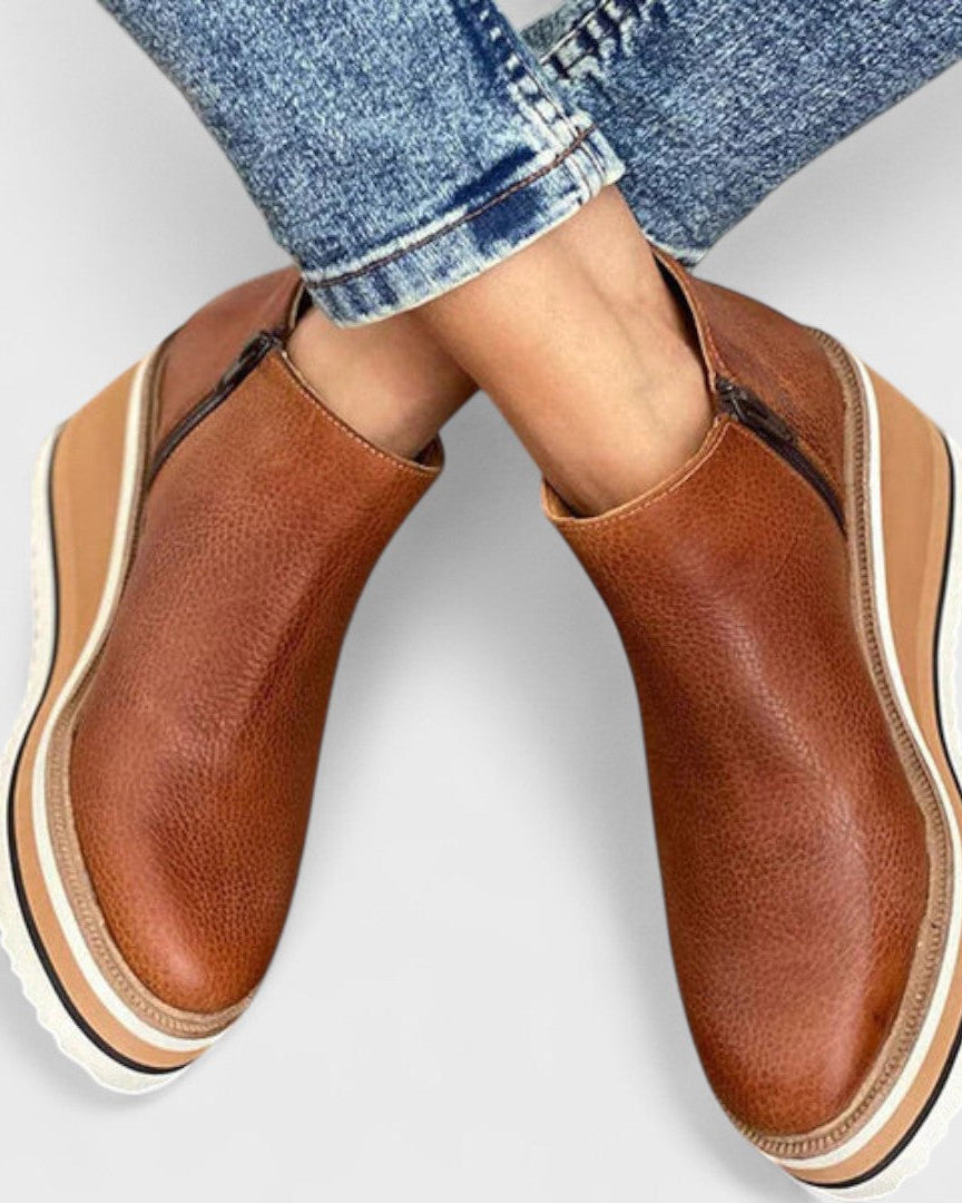 Elegante Unisex Allw - Braun - All-Weather Shoes - Concept Fashionlab
