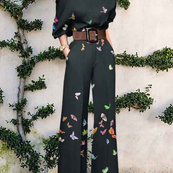 Nova - künstlerischer Jumpsuit - Schwarz - Jumpsuit - Concept Fashionlab Boutique