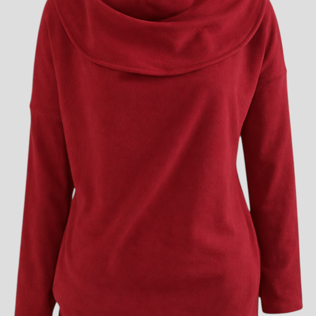 Stilvoller Pullover mit Rollkragen und praktischen Vordertaschen