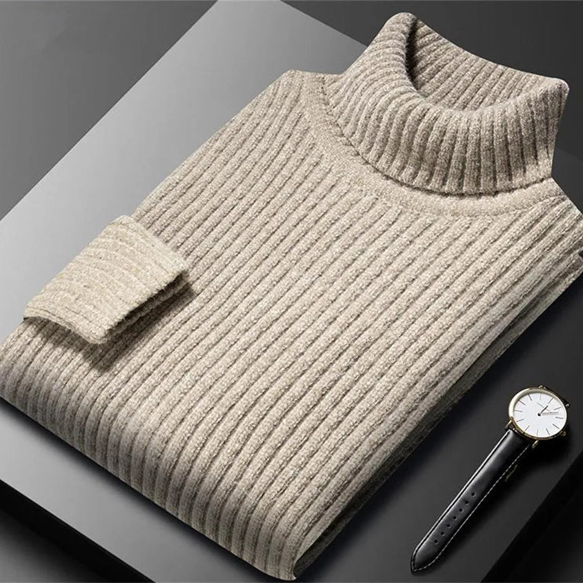 Hugo texturiertes Rollkragen-Jersey — moderner und komfortabler Stil
