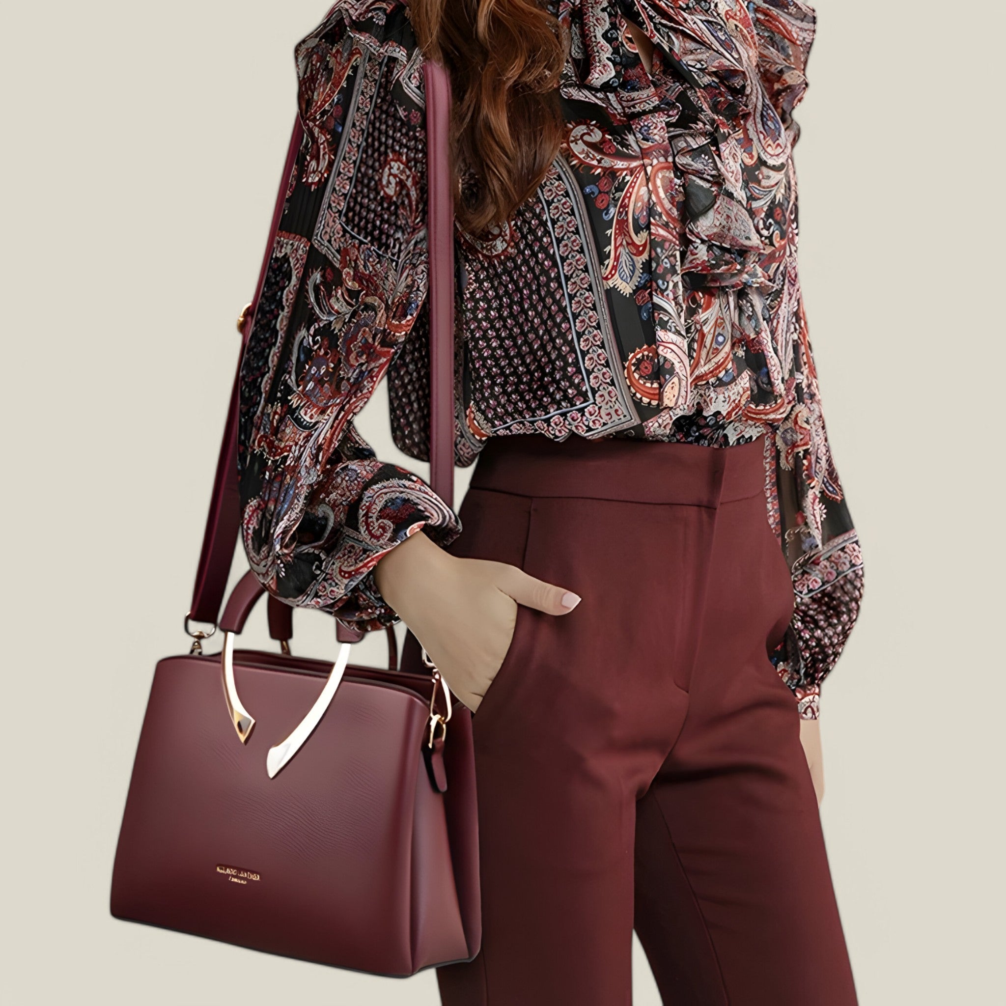 Clea | Schultertasche aus Leder