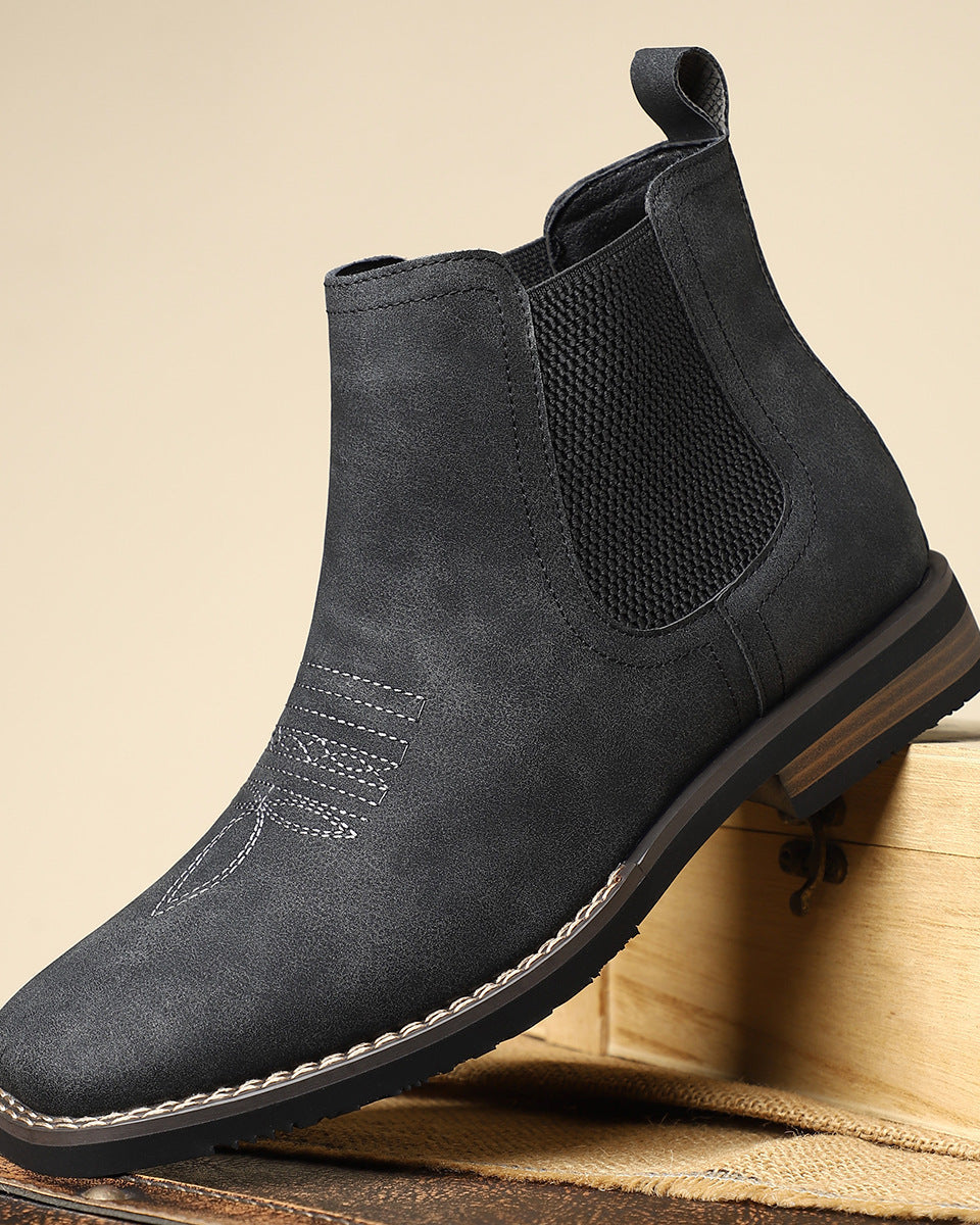Alltagslederstiefel - - Boots - Concept Fashionlab Boutique