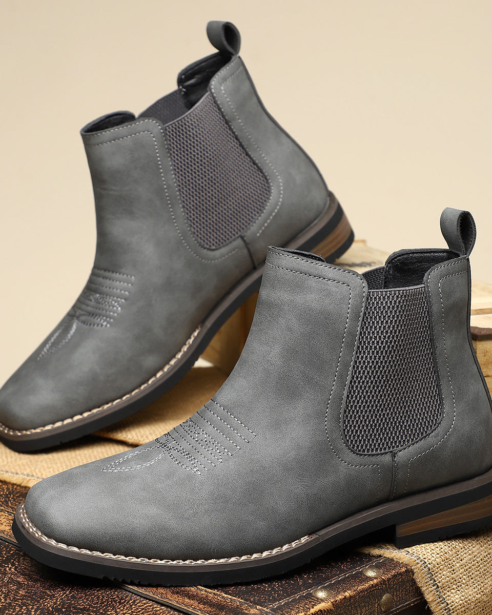 Alltagslederstiefel - - Boots - Concept Fashionlab Boutique