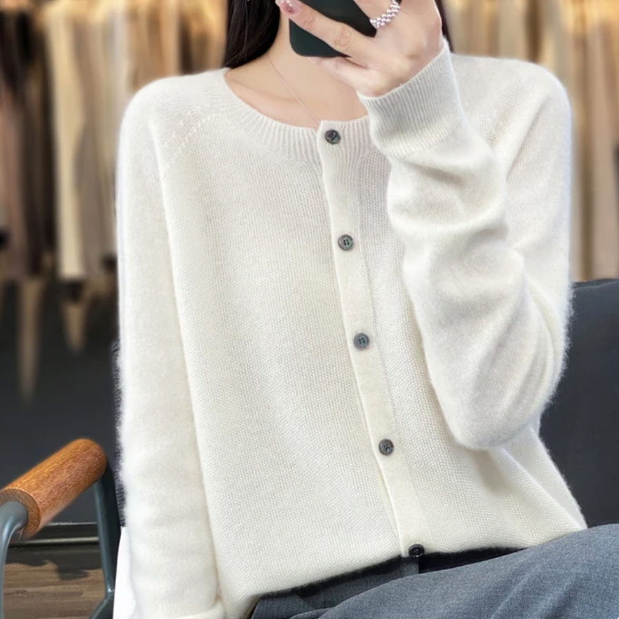 Merinowoll-Cardigans – Weiche, Warme und Luxuriöse Strickwaren