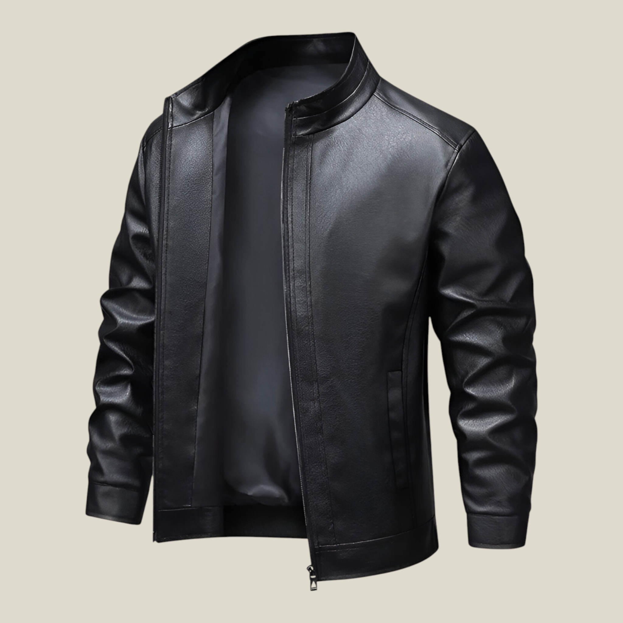 Schwarze Herrenjacke-Concept Fashion Lab