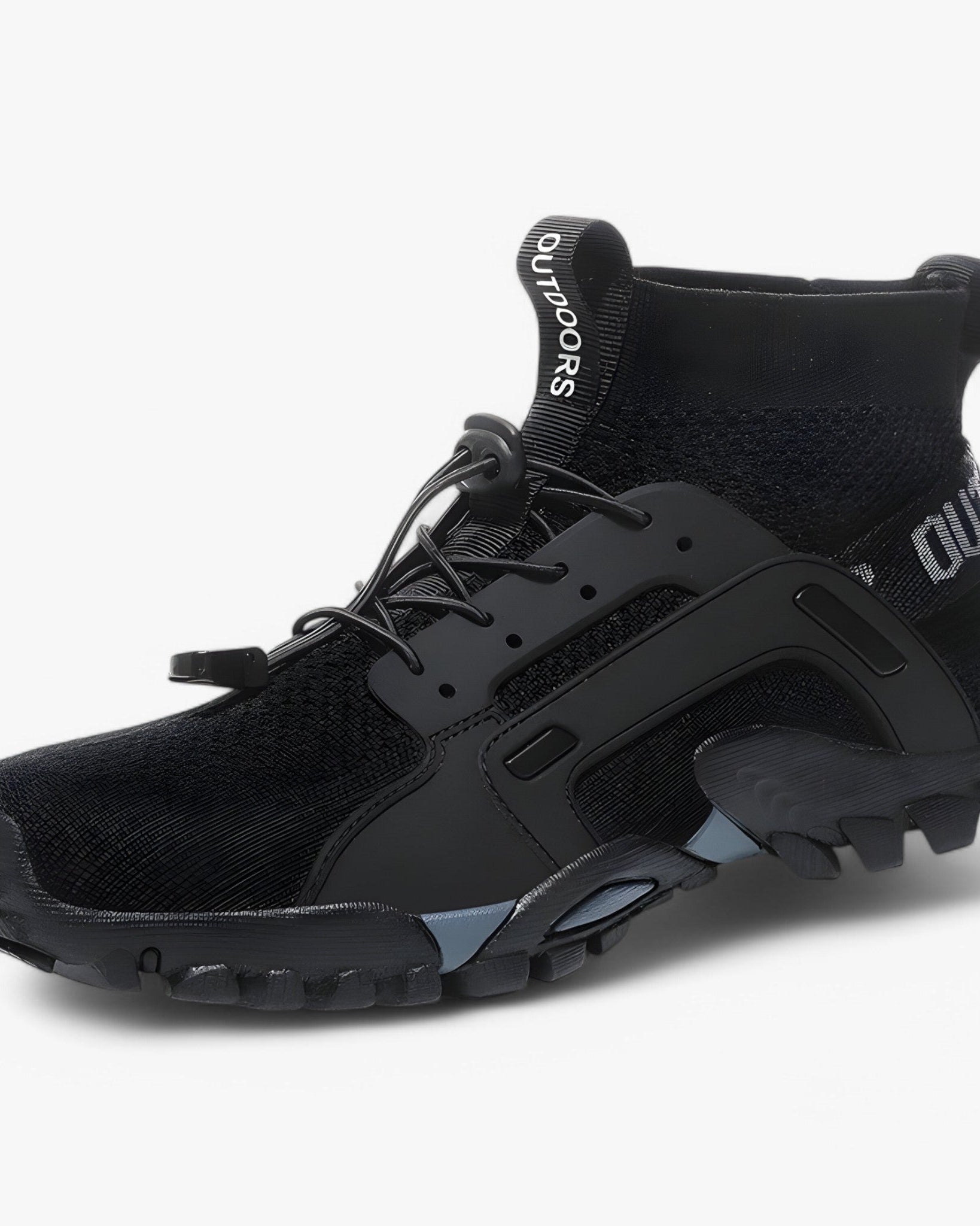 Hochgeschnittene Wanderschuhe - Schwarz - Hiking Boots - Concept Fashionlab