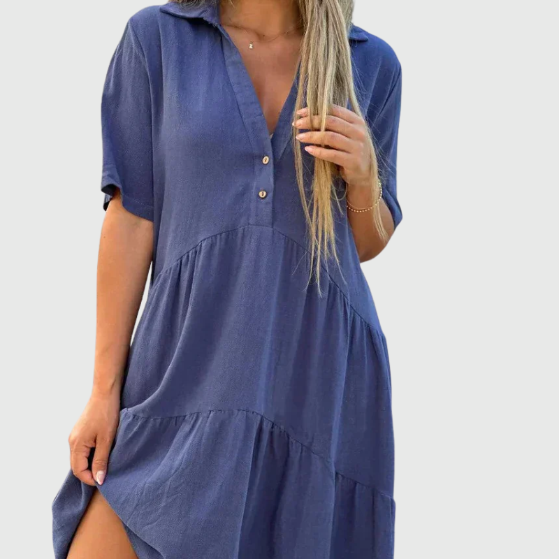 Ariana: Fließendes elegantes Minikleid