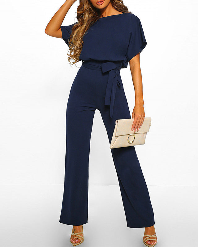 Lena – Schick & Bequem Jumpsuit - Dunkelblau - Jumpsuit - Concept Fashionlab Boutique
