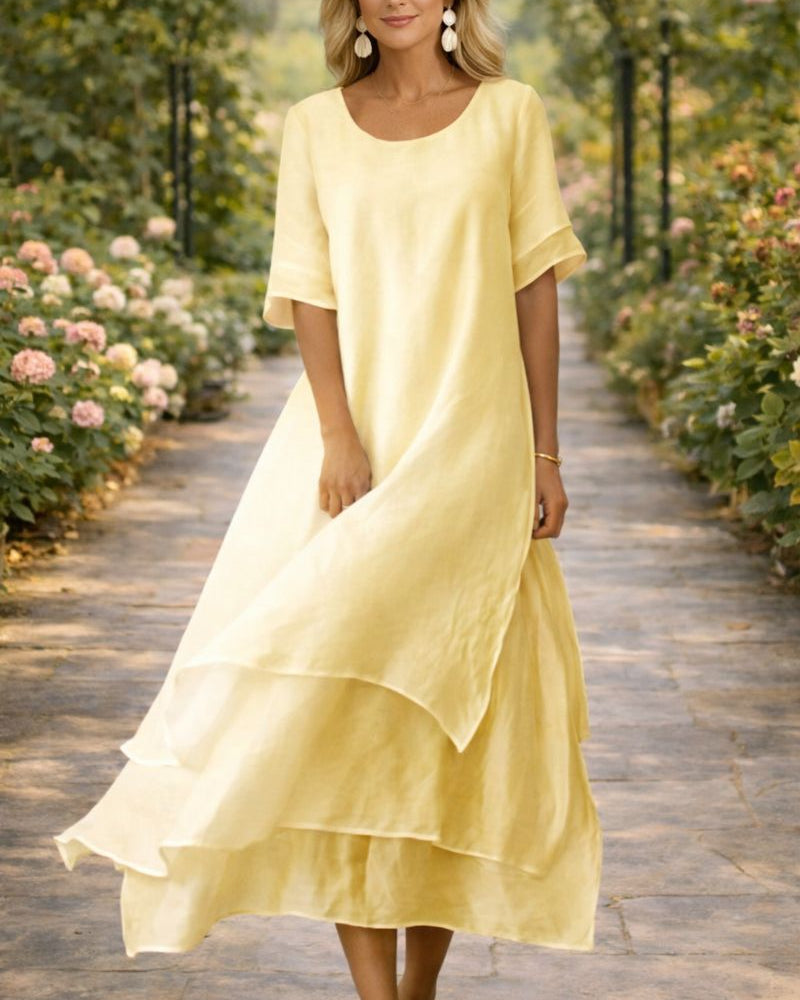 April™ | Timeless Elegance Dress - Yellow (Almost sold out) - Dress - Concept Fashionlab