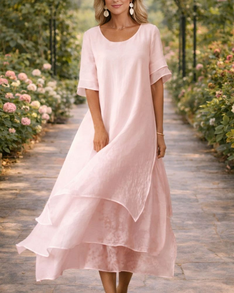 April™ | Timeless Elegance Dress - Pink (Almost sold out) - Dress - Concept Fashionlab