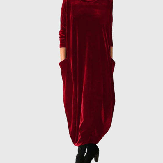 Damen zeitloses, elegantes Winterkleid