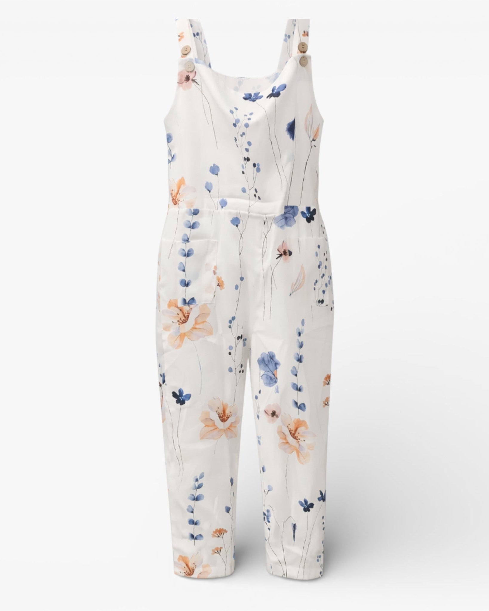 Ärmelloser Jumpsuit mit Blumenmuster Damen - - Jumpsuit - Concept Fashionlab