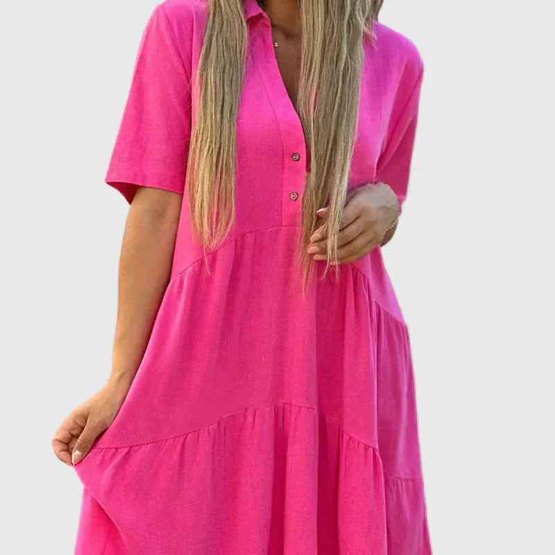 Ariana: Fließendes elegantes Minikleid
