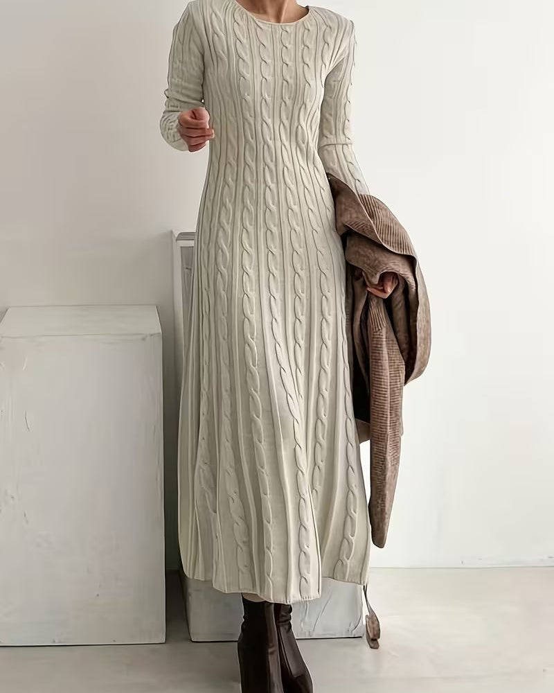 Zeitloses, elegantes Kleid Damen - Aprikose - Damen > Kleider - Concept Fashionlab