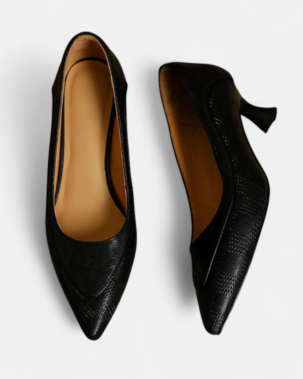 Damen Amara Luxe Lederpumps - Schwarz - Damen > Heels - Concept Fashionlab
