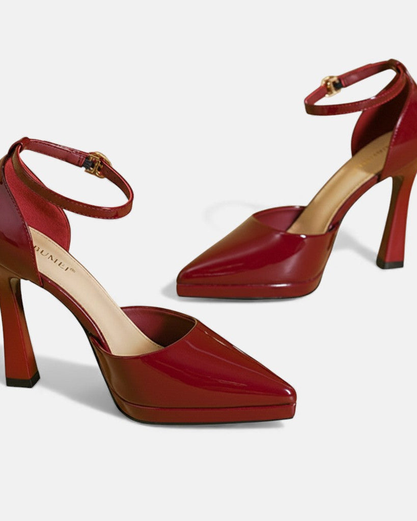 Damen Evette Leder-Pumps - Elegante Pumps aus Leder für den Alltag - - Damen > Sandalen > Absatz - Concept Fashionlab