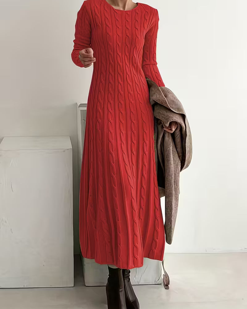 Zeitloses, elegantes Kleid Damen - Rot - Damen > Kleider - Concept Fashionlab