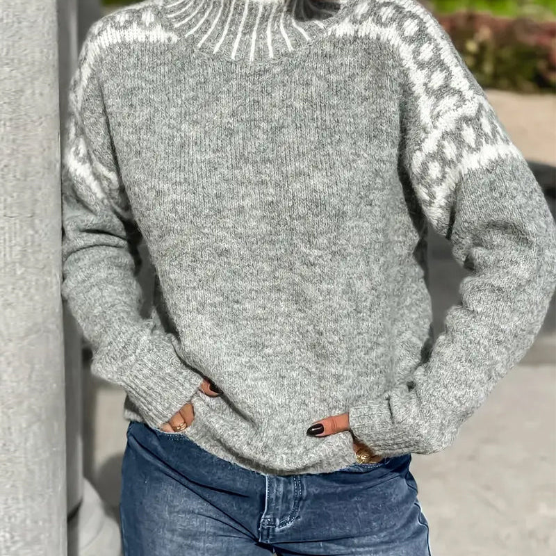 Luxuriöser Strickpullover