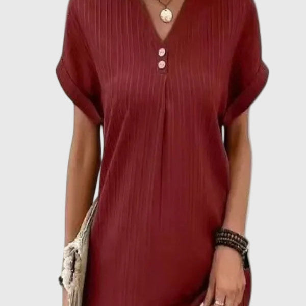 Damen gedrapiertes Minikleid