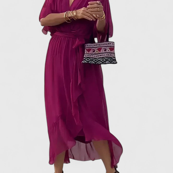 Nada | Elegantes Kleid mit V-Ausschnitt
