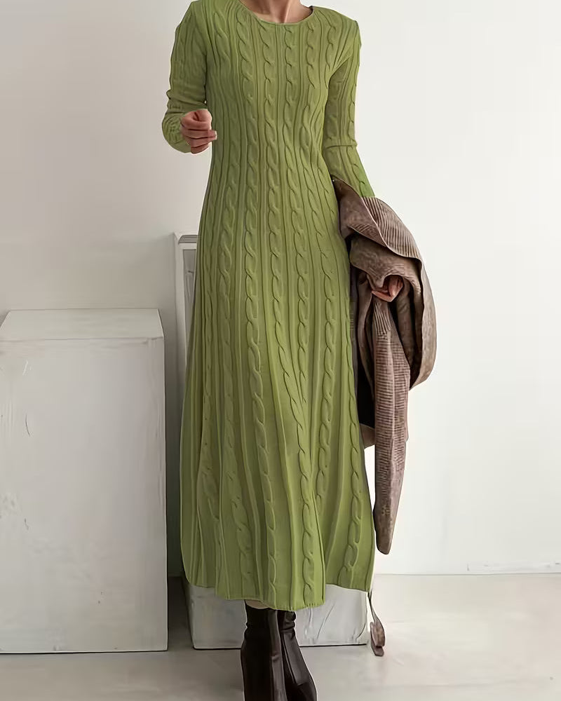 Zeitloses, elegantes Kleid Damen - Grün - Damen > Kleider - Concept Fashionlab