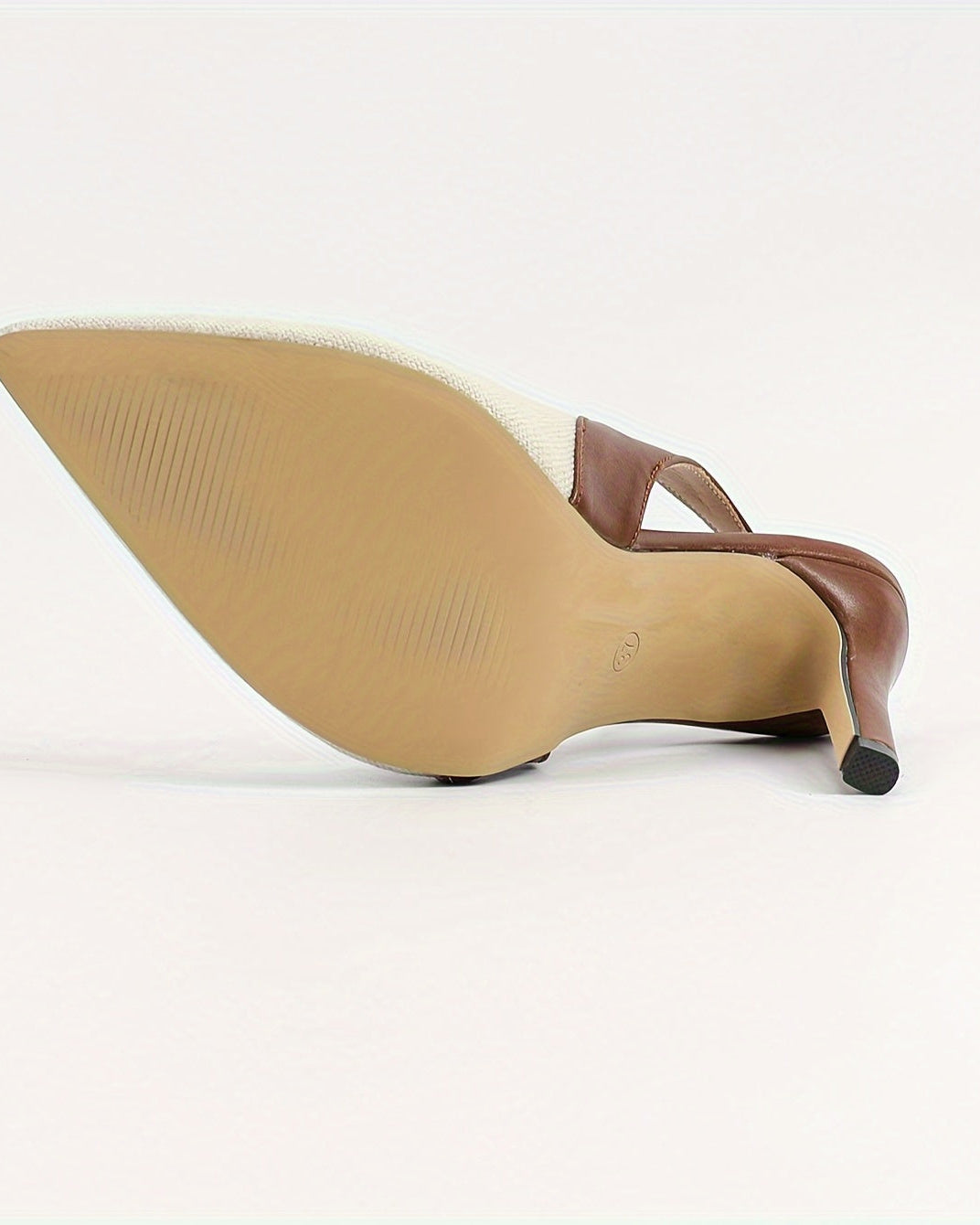 Amélie: Mutiger Kontrast-Slingback-Pumps Damen - Schwarz - Damen > Heels - Concept Fashionlab